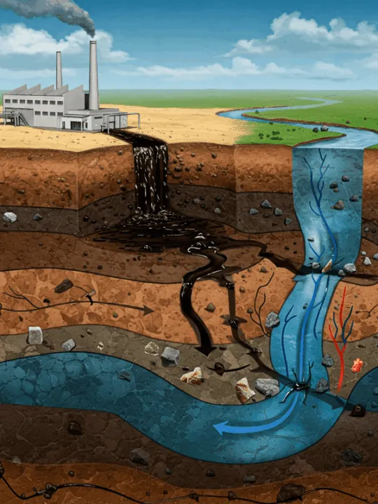 Movimiento de contaminantes en el suelo